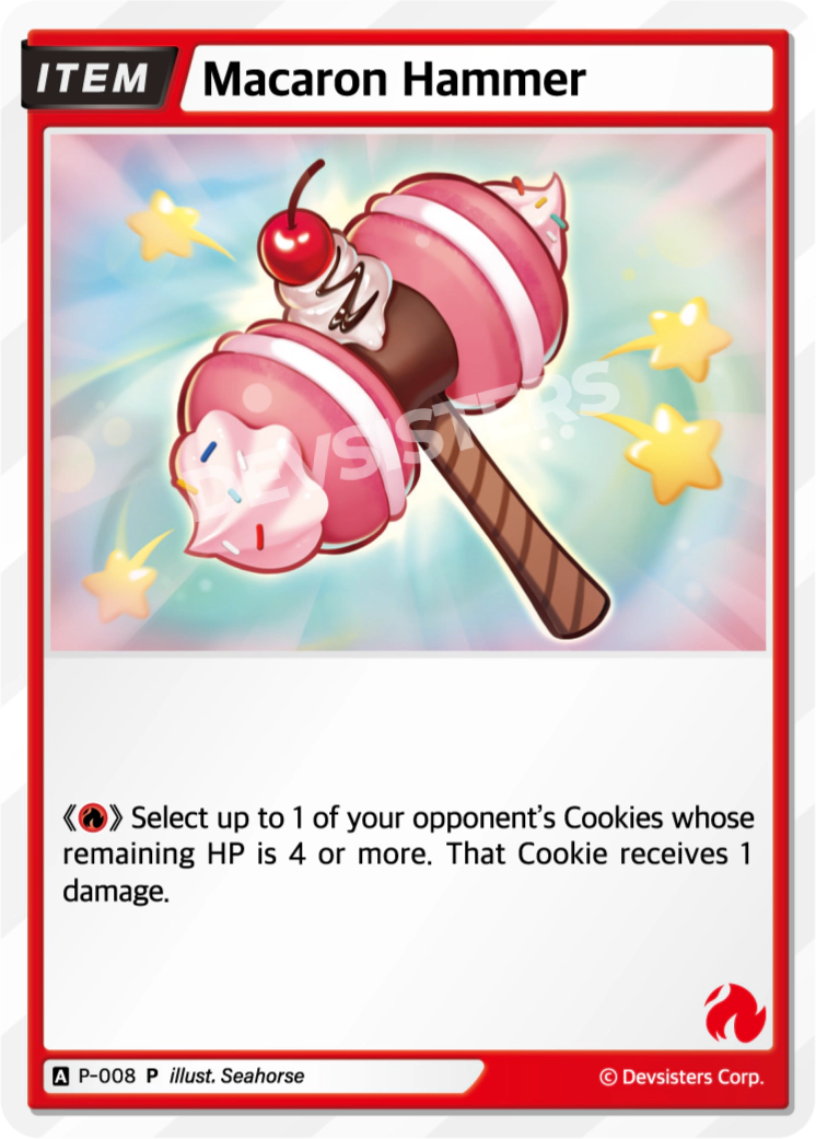 Image for Macaron Hammer (P-008) [Promotion Card] - CookieRun: Braverse TCG