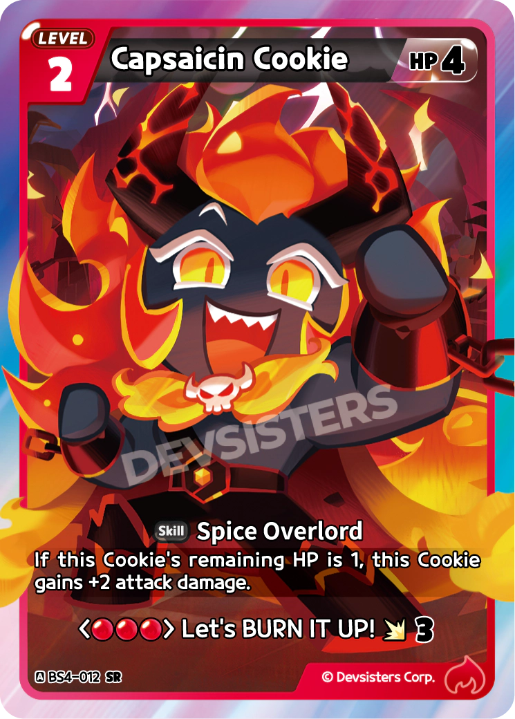Image for Capsaicin Cookie (BS4-012) [Age of Heroes and Kingdoms] - CookieRun: Braverse TCG