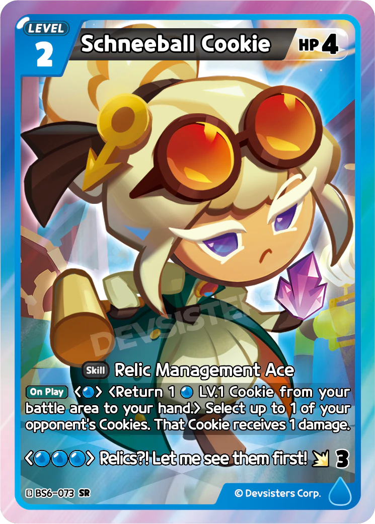 Image for Schneeball Cookie (BS6-073) [Operation Timeguard] - CookieRun: Braverse TCG