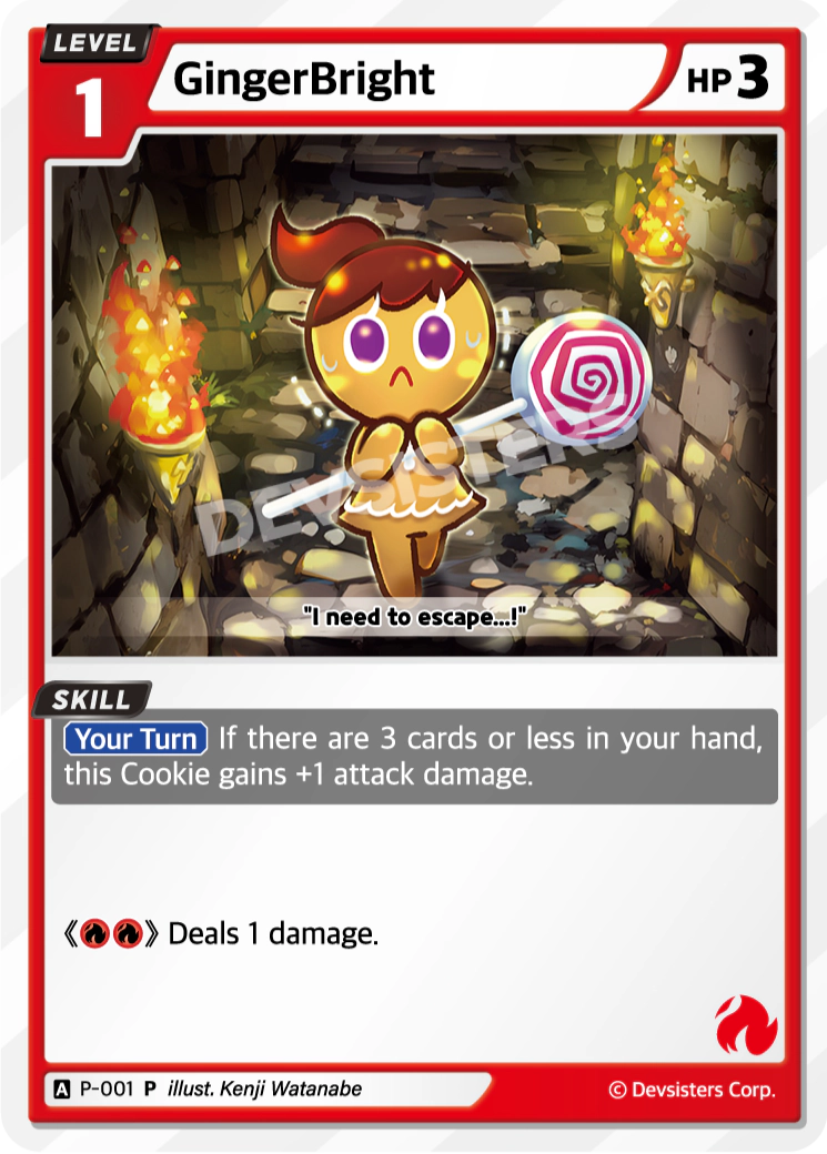 Image for GingerBright (P-001) [Promotion Card] - CookieRun: Braverse TCG