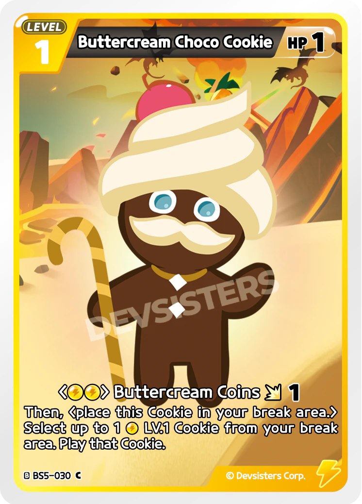 Image for Buttercream Choco Cookie (BS5-030) [Operation Timeguard] - CookieRun: Braverse TCG
