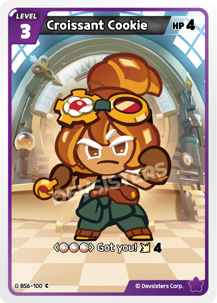 Image for Croissant Cookie (BS6-100) [Operation Timeguard] - CookieRun: Braverse TCG