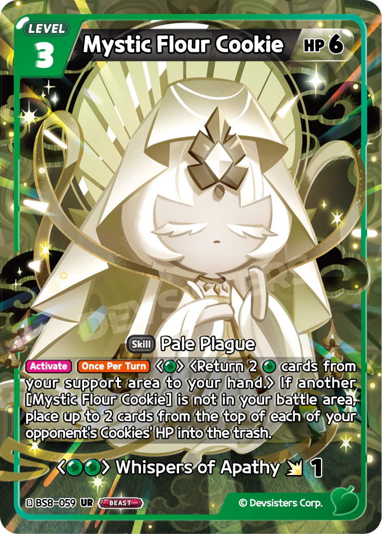 Image for Mystic Flour Cookie (BS8-059) [Land of Fire & Ruin, Realm of Apathy] - CookieRun: Braverse TCG