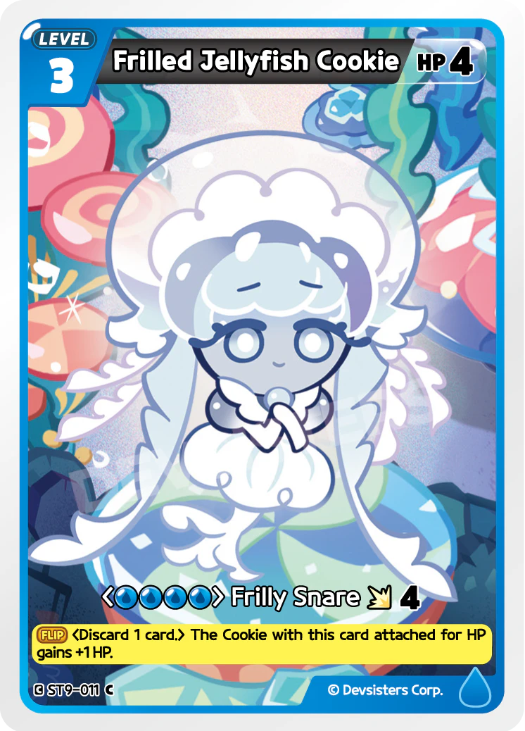 Image for Frilled Jellyfish Cookie (ST9-011) [Seas of Fate] - CookieRun: Braverse TCG