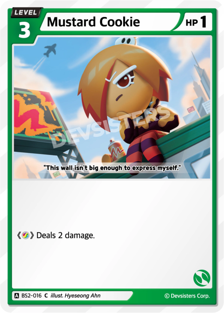 Image for Mustard Cookie (BS2-016) [BRAVE BEGINNING] - CookieRun: Braverse TCG