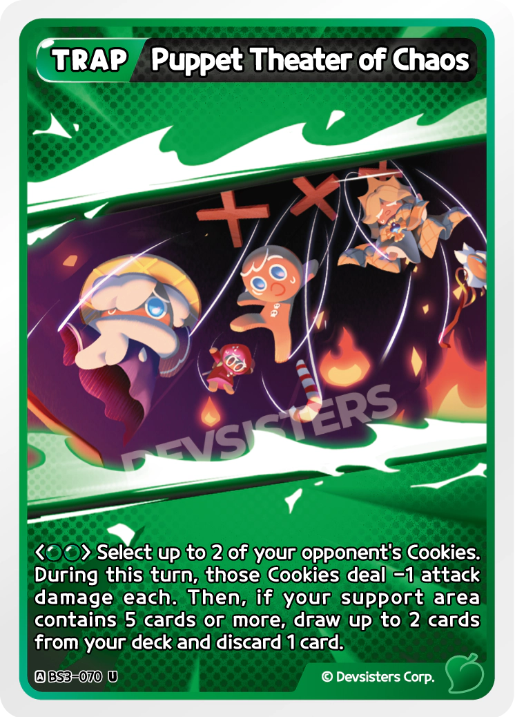 Image for Puppet Theater of Chaos (BS3-070) [Age of Heroes and Kingdoms] - CookieRun: Braverse TCG