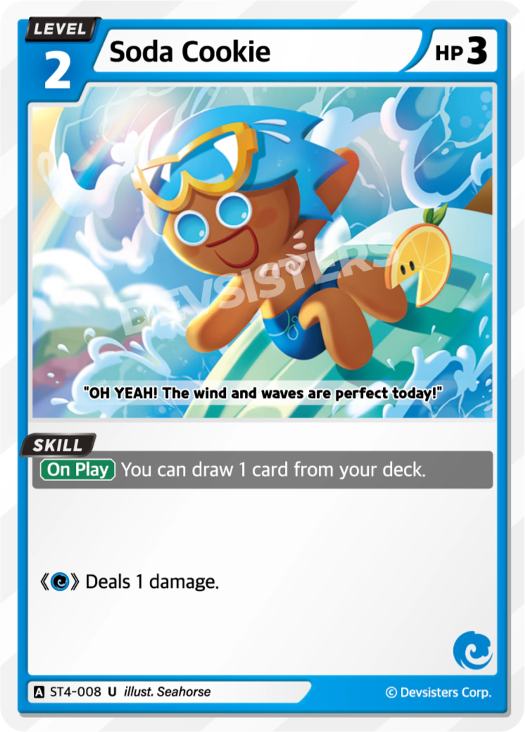 Image for Soda Cookie (ST4-008) [Starter Deck BLUE] - CookieRun: Braverse TCG