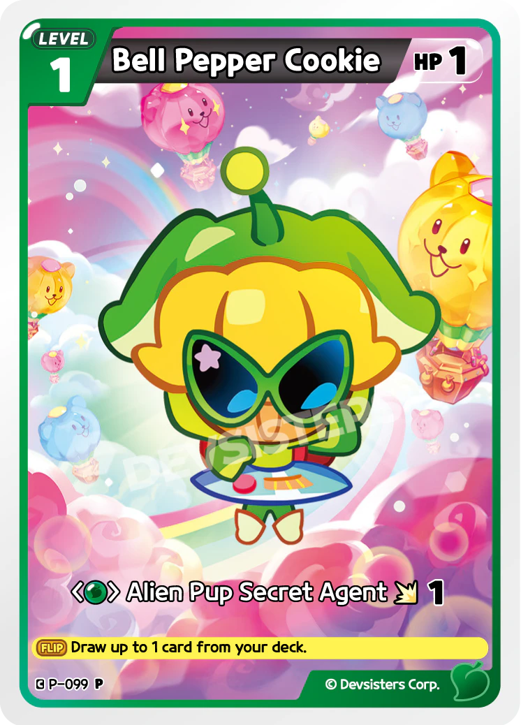 Image for Bell Pepper Cookie (P-099) [Promotion Card] - CookieRun: Braverse TCG