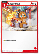 Image for GingerBrave (ST1-011) [Starter Deck RED] - CookieRun: Braverse TCG