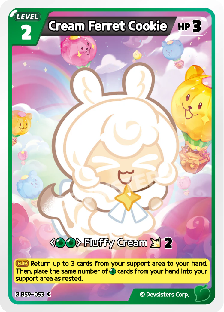 Image for Cream Ferret Cookie (BS9-053) [A Game of Truth and Deceit] - CookieRun: Braverse TCG