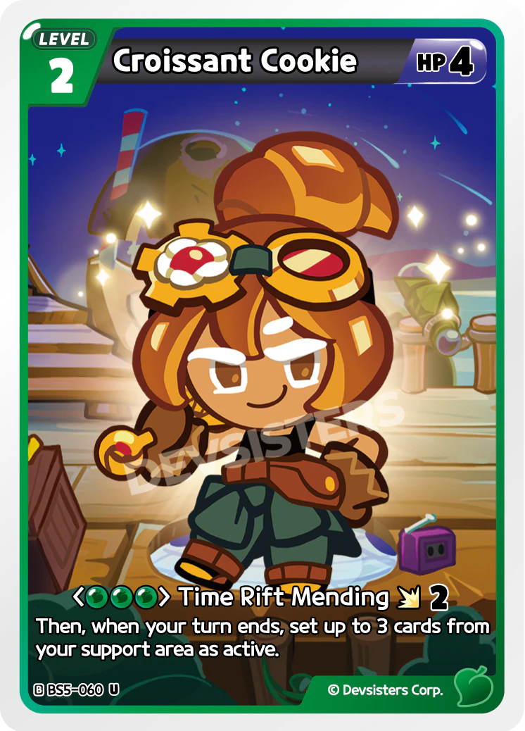 Image for Croissant Cookie (BS5-060) [Operation Timeguard] - CookieRun: Braverse TCG