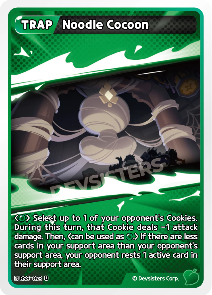 Image for Noodle Cocoon (BS8-073) [Land of Fire & Ruin, Realm of Apathy] - CookieRun: Braverse TCG
