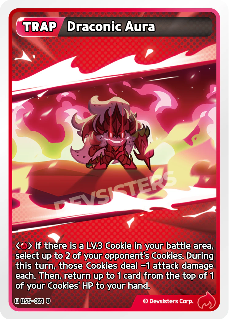 Image for Draconic Aura (BS5-021) [Operation Timeguard] - CookieRun: Braverse TCG