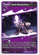 Image for Dark Resolution (BS8-123) [Land of Fire & Ruin, Realm of Apathy] - CookieRun: Braverse TCG