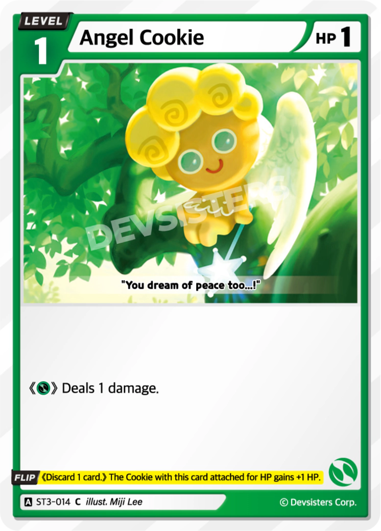 Image for Angel Cookie (ST3-014) [Starter Deck GREEN] - CookieRun: Braverse TCG