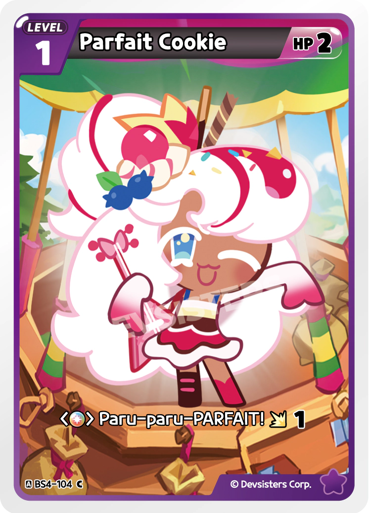 Image for Parfait Cookie (BS4-104) [Age of Heroes and Kingdoms] - CookieRun: Braverse TCG