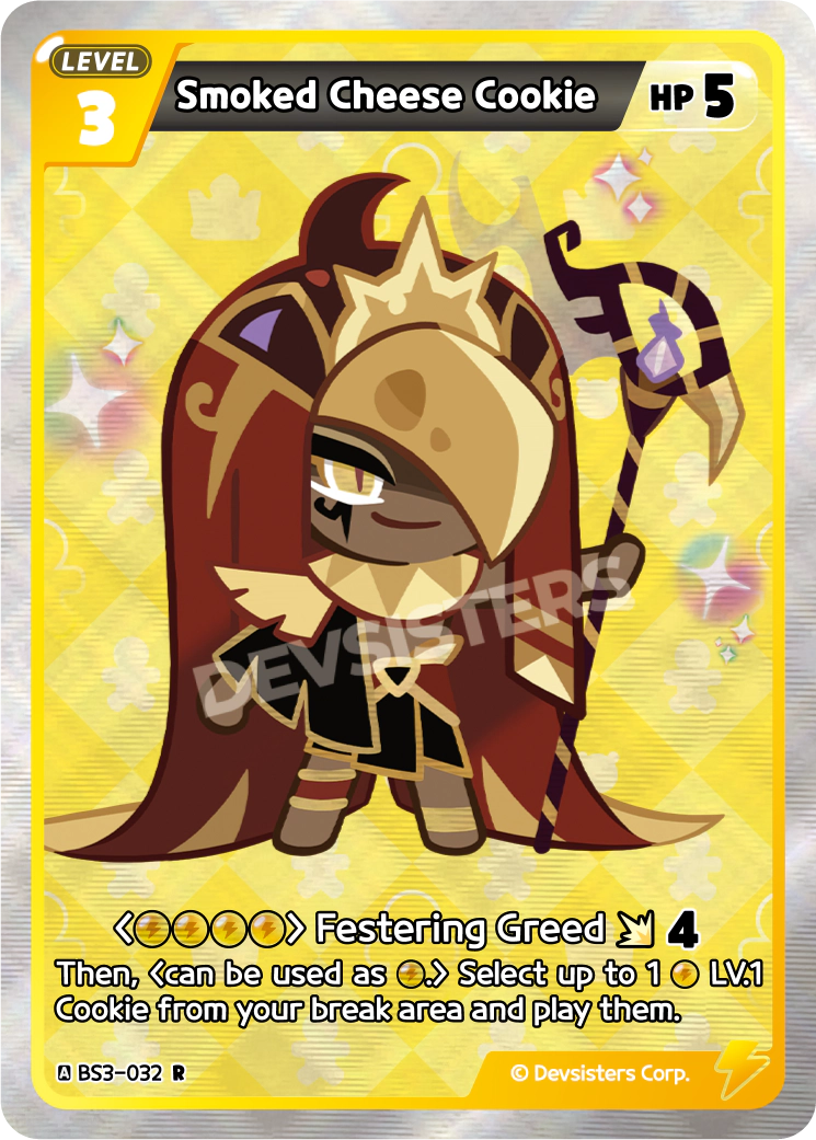 Image for Smoked Cheese Cookie (BS3-032) [Age of Heroes and Kingdoms] - CookieRun: Braverse TCG