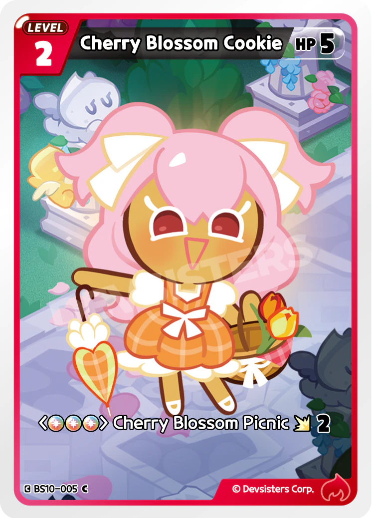 Image for Cherry Blossom Cookie (BS10-005) [Paradise of Passion & Sloth / Catacombs of Silence] - CookieRun: Braverse TCG