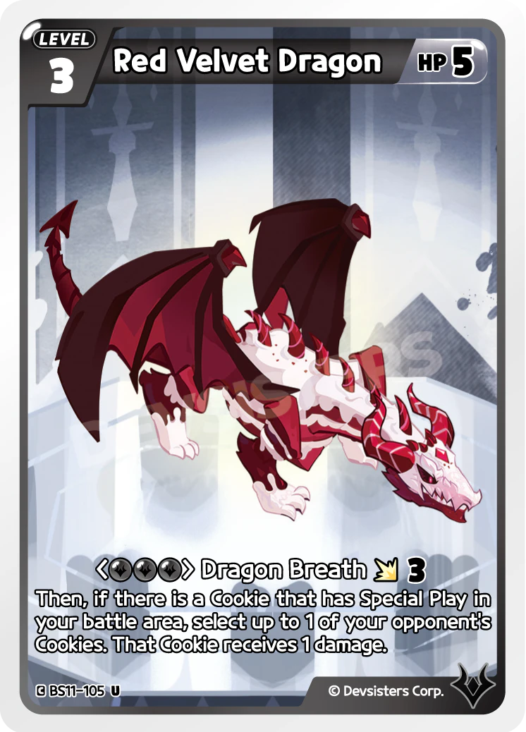 Image for Red Velvet Dragon (BS11-105) [The Dark Enchantress War] - CookieRun: Braverse TCG