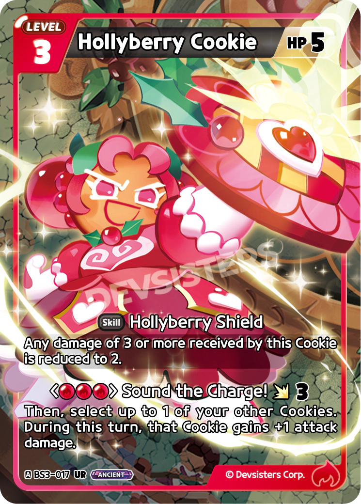 Image for Hollyberry Cookie (BS3-017) [Age of Heroes and Kingdoms] - CookieRun: Braverse TCG