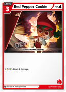Image for Red Pepper Cookie (BS1-020) [BRAVE BEGINNING] - CookieRun: Braverse TCG