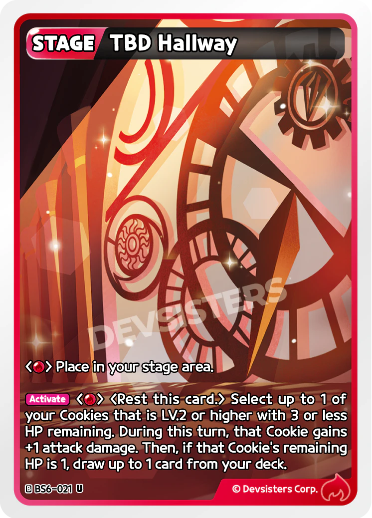 Image for TBD Hallway (BS6-021) [Operation Timeguard] - CookieRun: Braverse TCG
