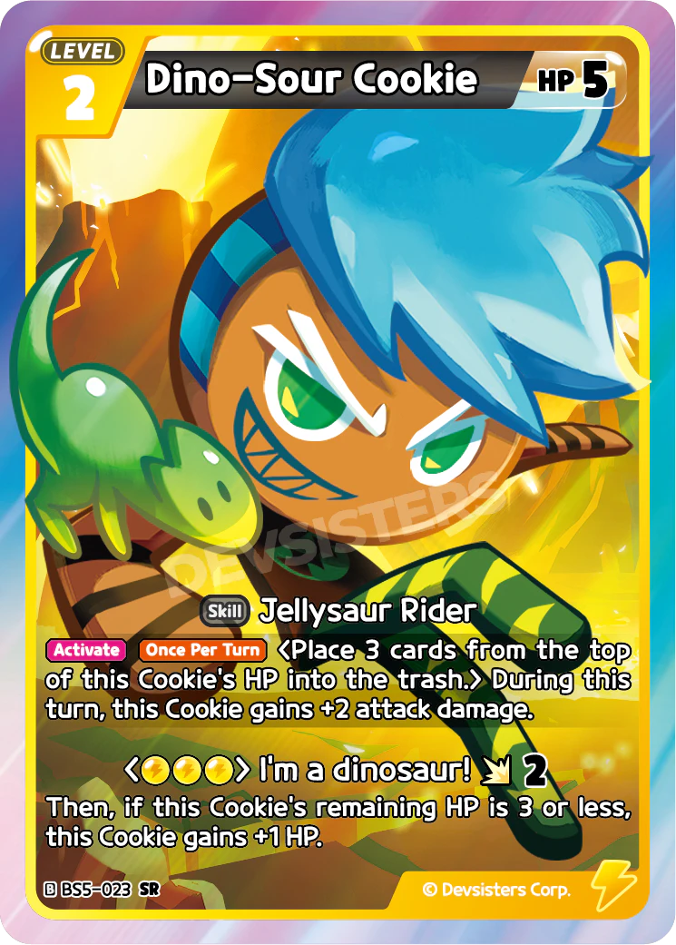 Image for Dino-Sour Cookie (BS5-023) [Operation Timeguard] - CookieRun: Braverse TCG