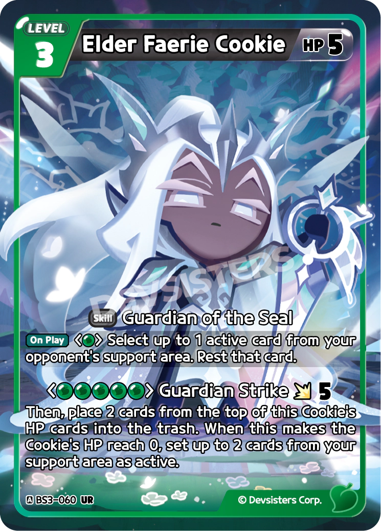 Image for Elder Faerie Cookie (BS3-060) [Age of Heroes and Kingdoms] - CookieRun: Braverse TCG