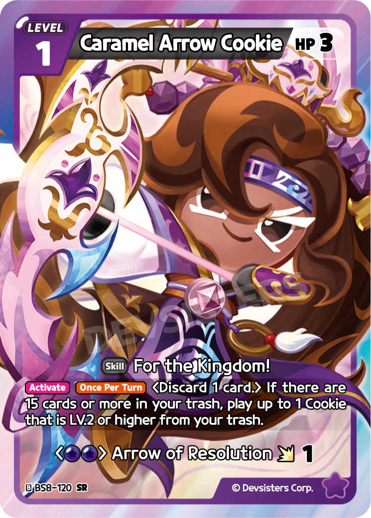 Image for Caramel Arrow Cookie (BS8-120) [Land of Fire & Ruin, Realm of Apathy] - CookieRun: Braverse TCG