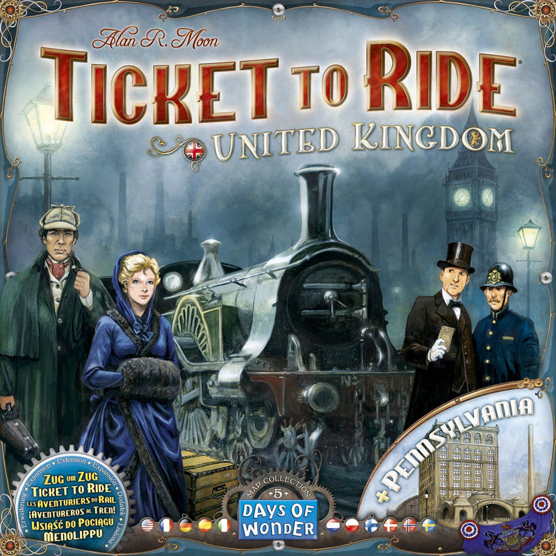 Ticket to Ride Map Collection 5: United Kingdom & Pennsylvania (2015)