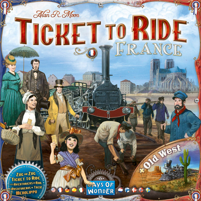Ticket to Ride Map Collection 6: France & Old West (2017)