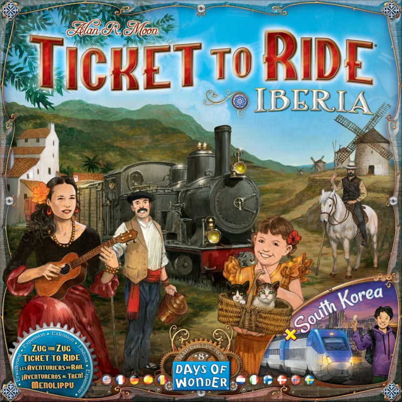 Ticket to Ride Map Collection 8: Iberia & South Korea (2024)