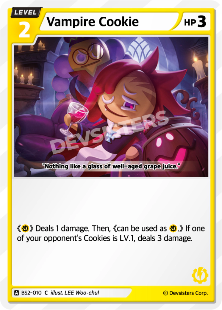 Image for Vampire Cookie (BS2-010) [BRAVE BEGINNING] - CookieRun: Braverse TCG