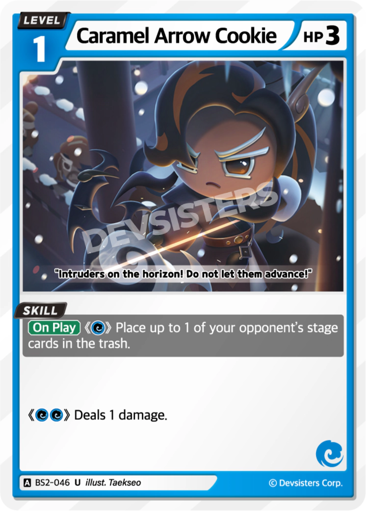 Image for Caramel Arrow Cookie (BS2-046) [BRAVE BEGINNING] - CookieRun: Braverse TCG