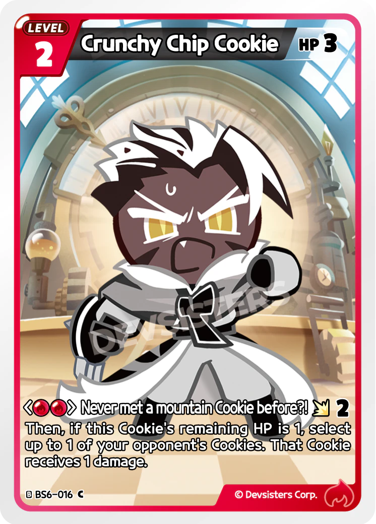 Image for Crunchy Chip Cookie (BS6-016) [Operation Timeguard] - CookieRun: Braverse TCG
