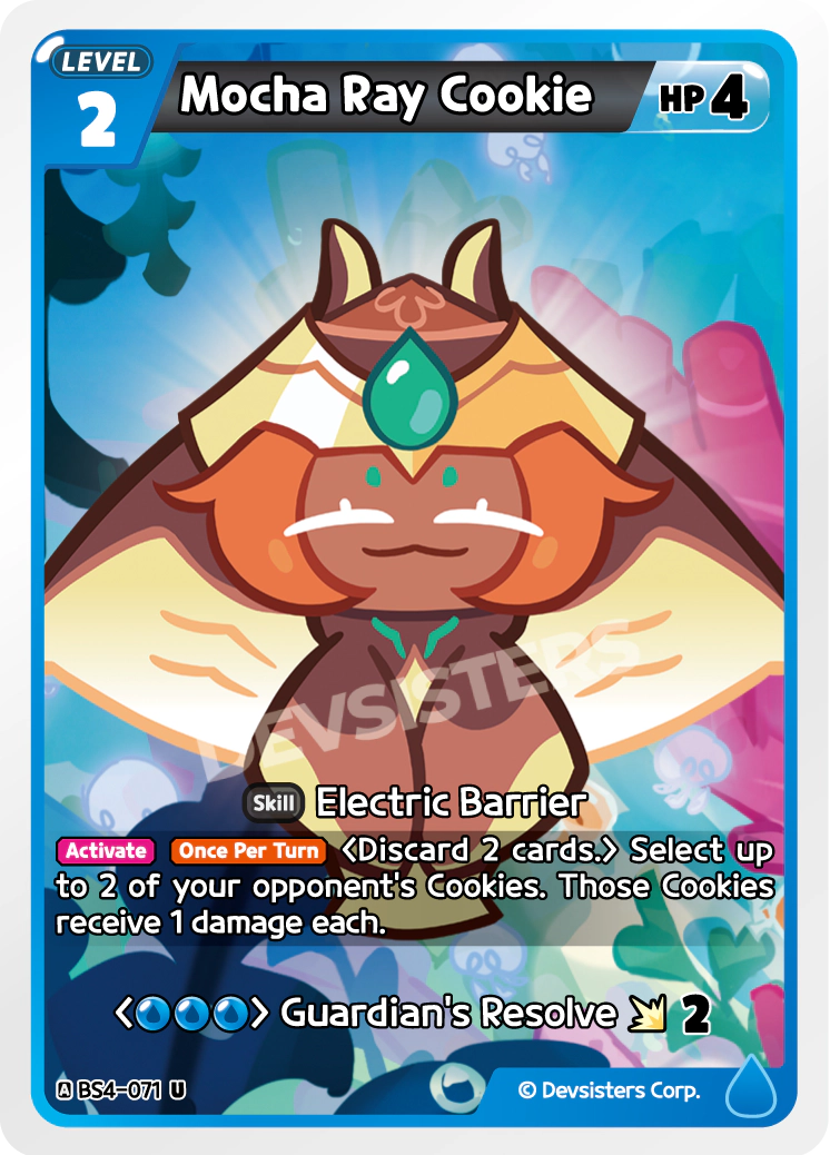 Image for Mocha Ray Cookie (BS4-071) [Age of Heroes and Kingdoms] - CookieRun: Braverse TCG
