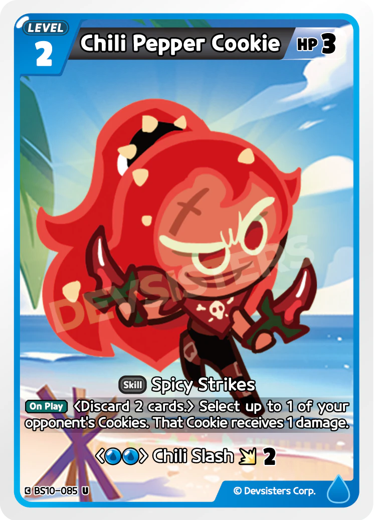 Image for Chili Pepper Cookie (BS10-085) [Paradise of Passion & Sloth / Catacombs of Silence] - CookieRun: Braverse TCG