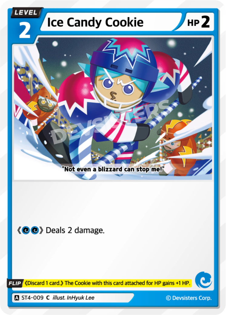 Image for Ice Candy Cookie (ST4-009) [Starter Deck BLUE] - CookieRun: Braverse TCG