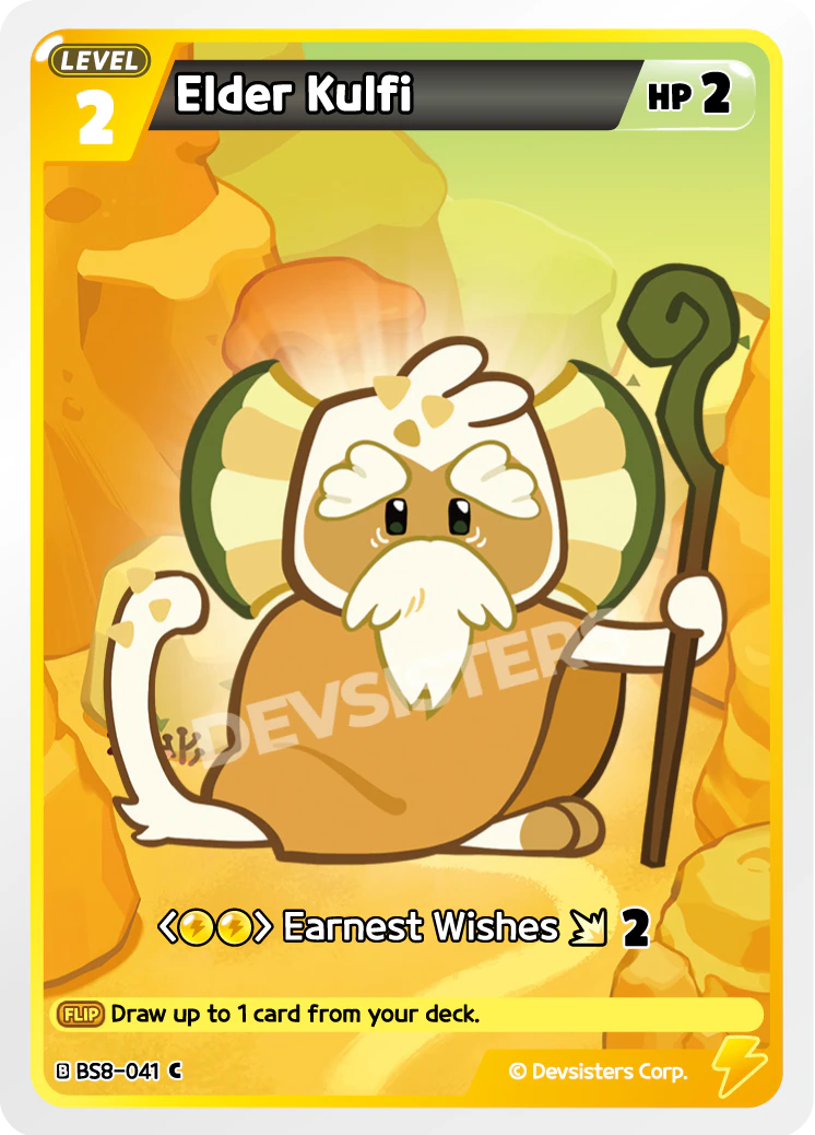 Image for Elder Kulfi (BS8-041) [Land of Fire & Ruin, Realm of Apathy] - CookieRun: Braverse TCG