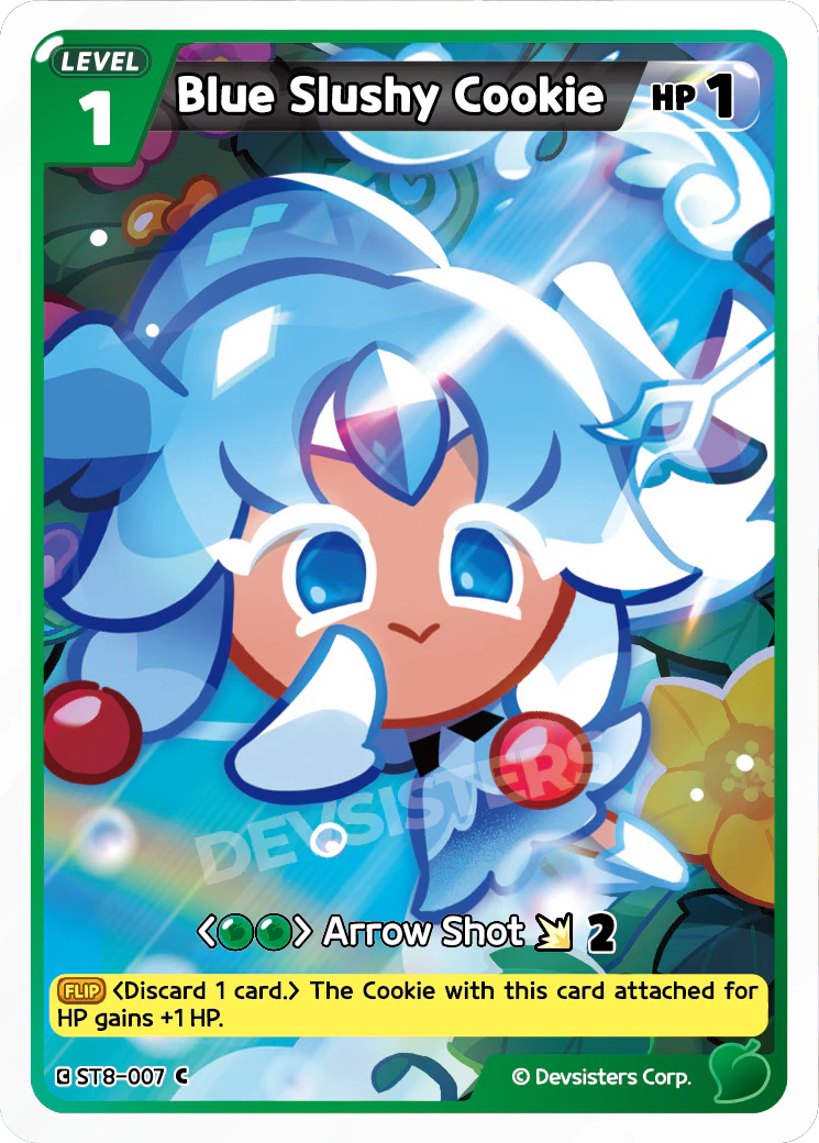 Image for Blue Slushy Cookie (ST8-007) [Guardian Winds] - CookieRun: Braverse TCG