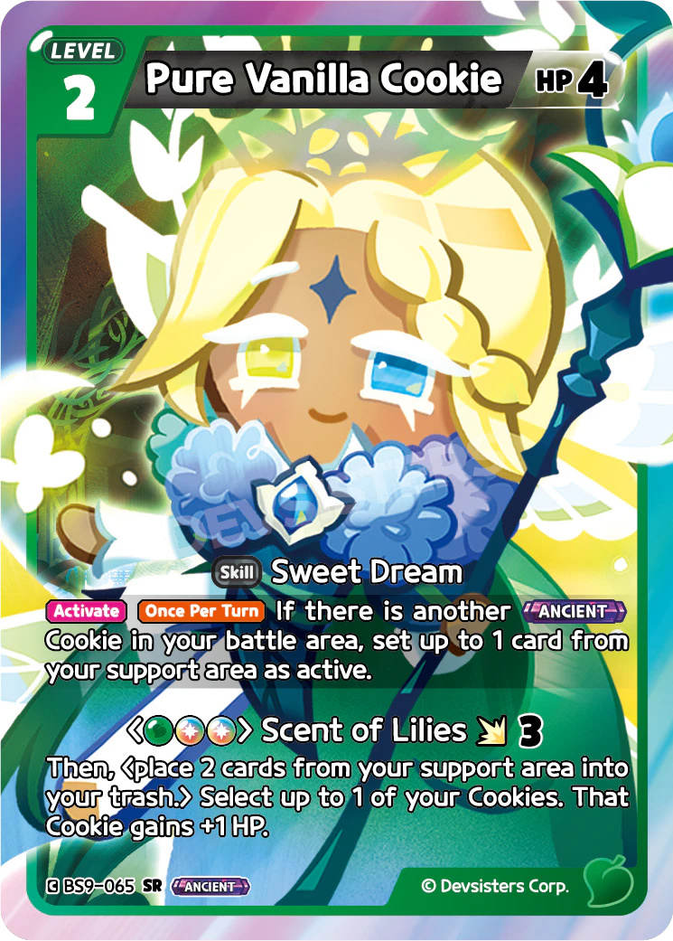 Image for Pure Vanilla Cookie (BS9-065) [A Game of Truth and Deceit] - CookieRun: Braverse TCG