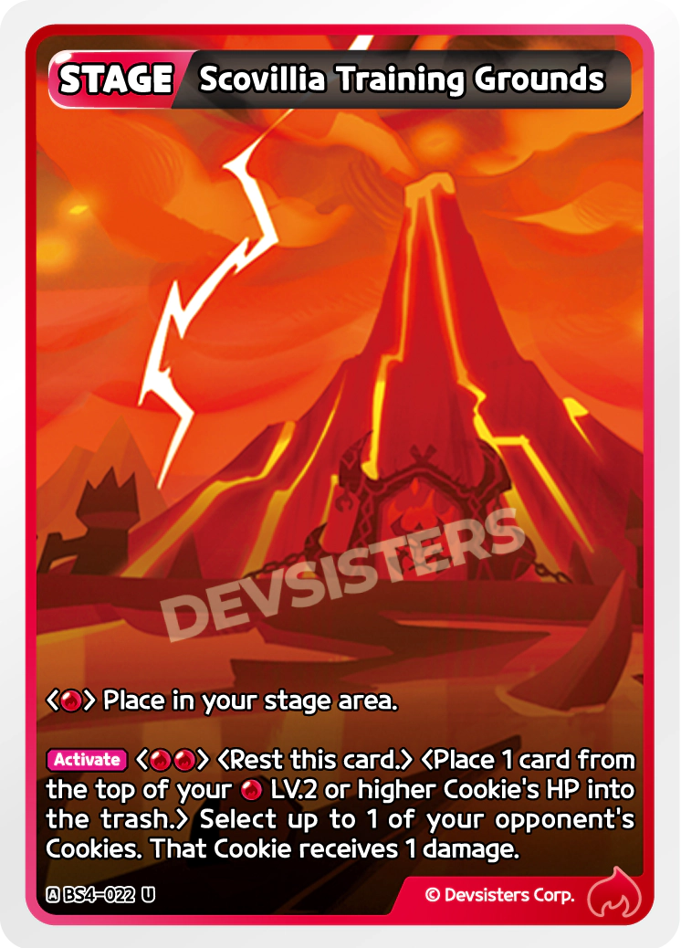 Image for Scovillia Training Grounds (BS4-022) [Age of Heroes and Kingdoms] - CookieRun: Braverse TCG