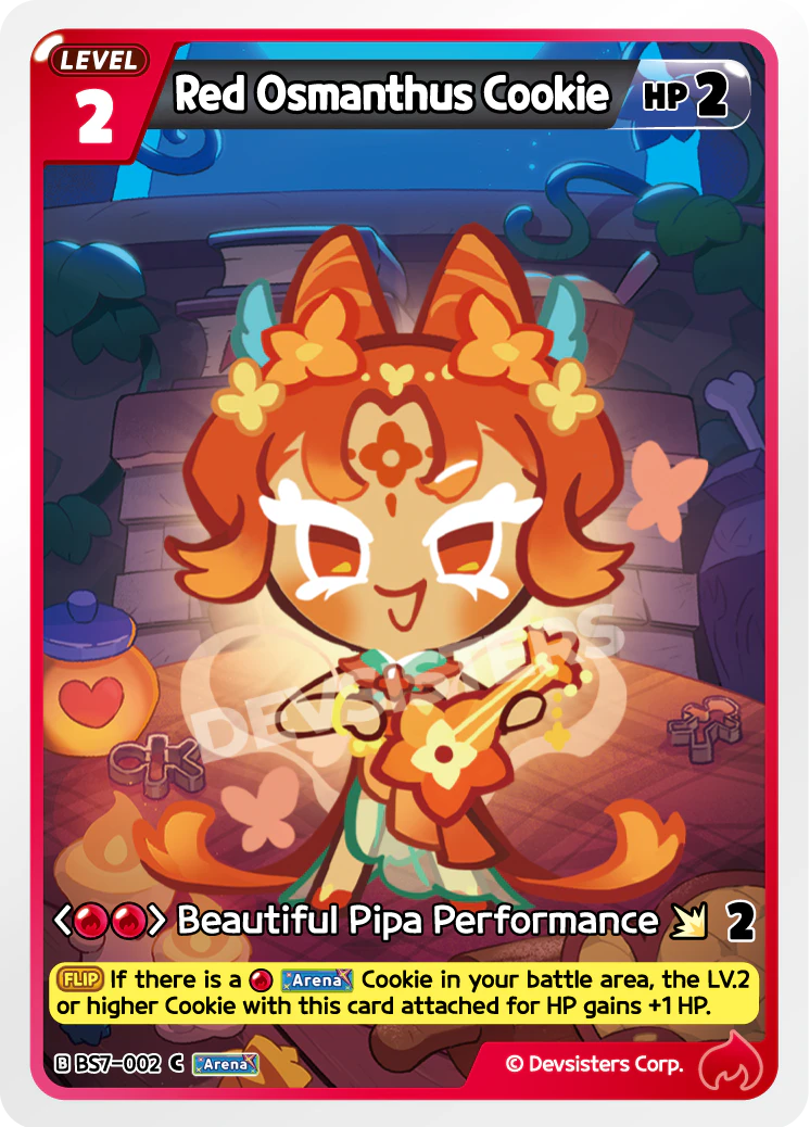 Image for Red Osmanthus Cookie (BS7-002) [Arena of Glory] - CookieRun: Braverse TCG