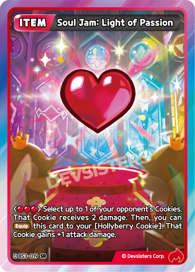 Image for Soul Jam: Light of Passion (BS3-019) [Age of Heroes and Kingdoms] - CookieRun: Braverse TCG