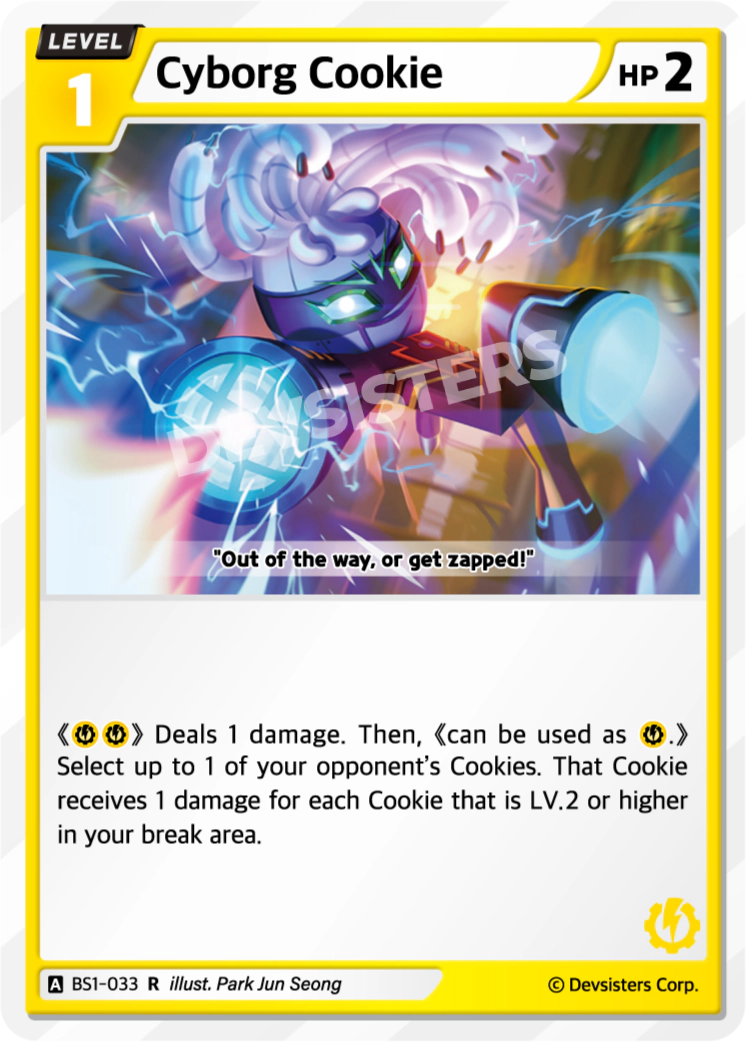 Image for Cyborg Cookie (BS1-033) [BRAVE BEGINNING] - CookieRun: Braverse TCG