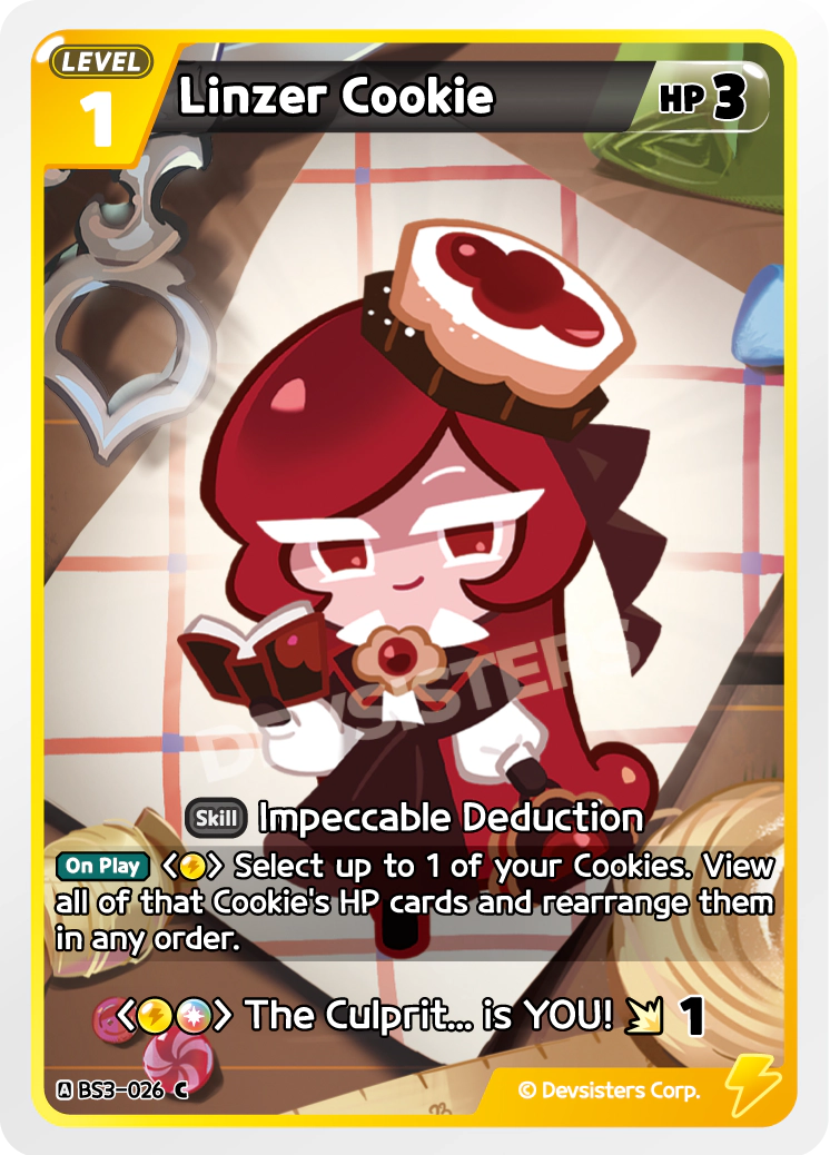 Image for Linzer Cookie (BS3-026) [Age of Heroes and Kingdoms] - CookieRun: Braverse TCG
