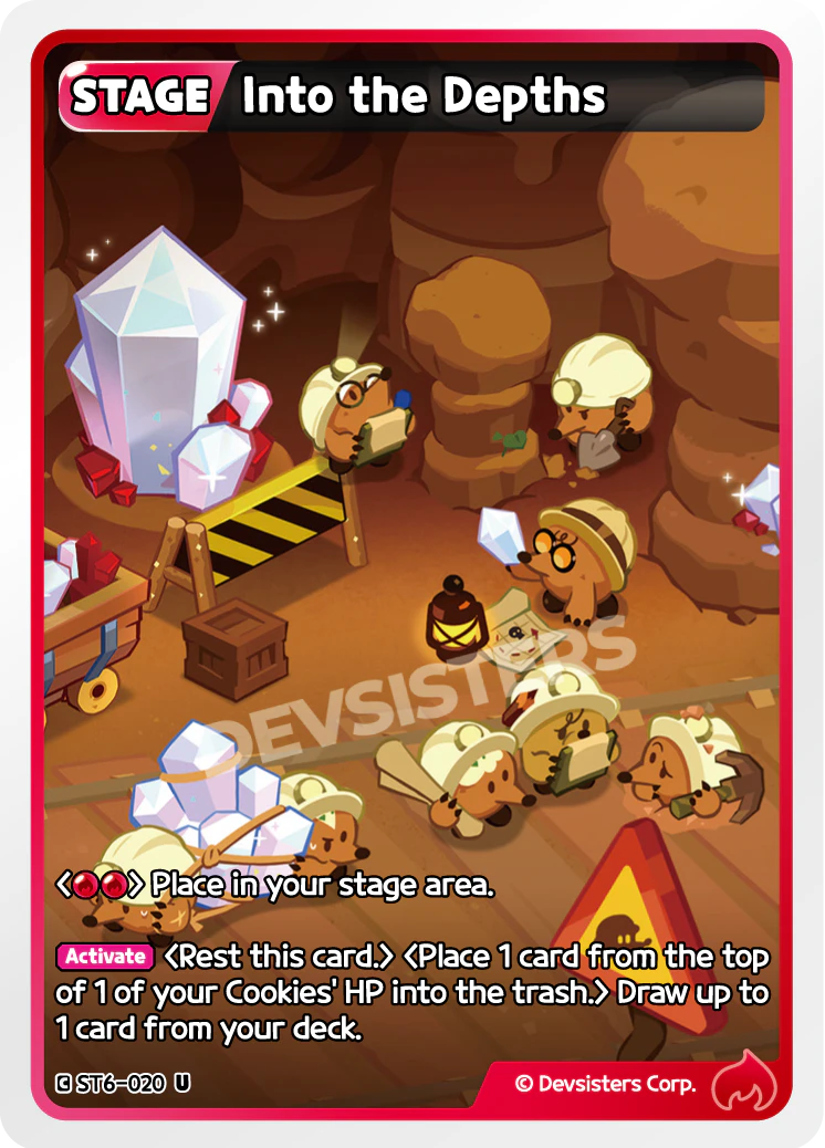 Image for Into the Depths (ST6-020) [Flames of Immortality] - CookieRun: Braverse TCG