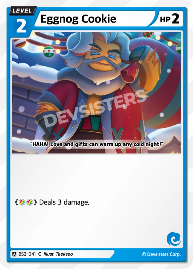 Image for Eggnog Cookie (BS2-041) [BRAVE BEGINNING] - CookieRun: Braverse TCG
