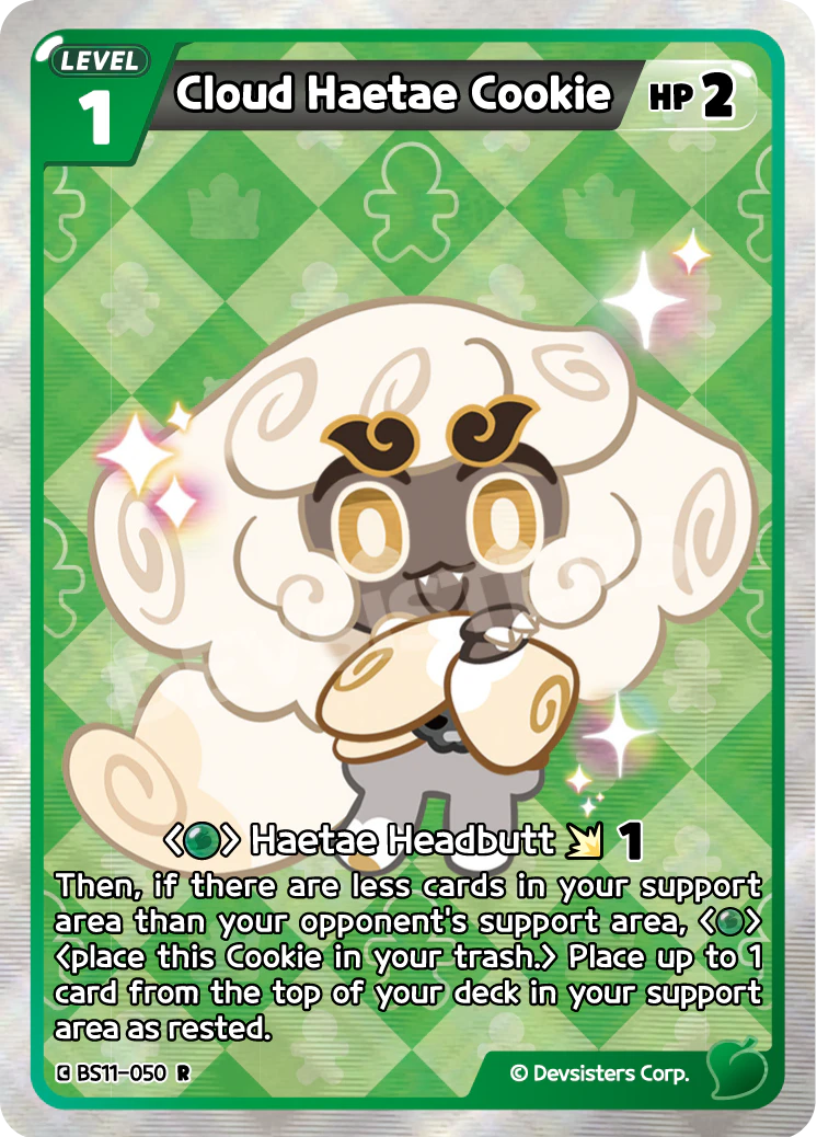 Image for Cloud Haetae Cookie (BS11-050) [The Dark Enchantress War] - CookieRun: Braverse TCG