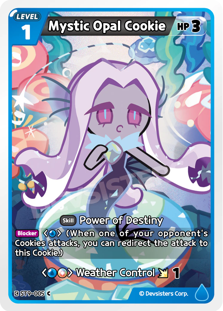 Image for Mystic Opal Cookie (ST9-005) [Seas of Fate] - CookieRun: Braverse TCG